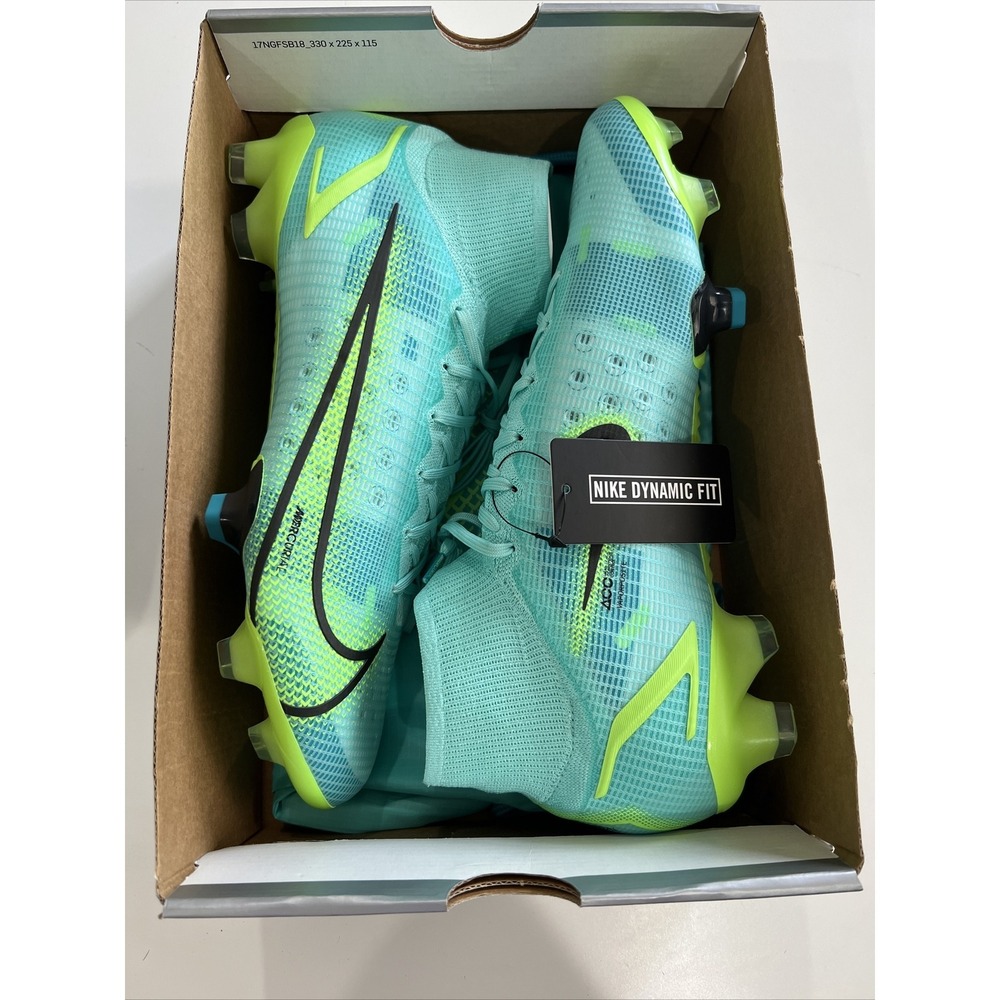 NIKE MERCURIAL SUPERFLY 8 ELITE FG CV0958 403 SOCCER CLEATS Men's Size 13 - Picture 12 of 13